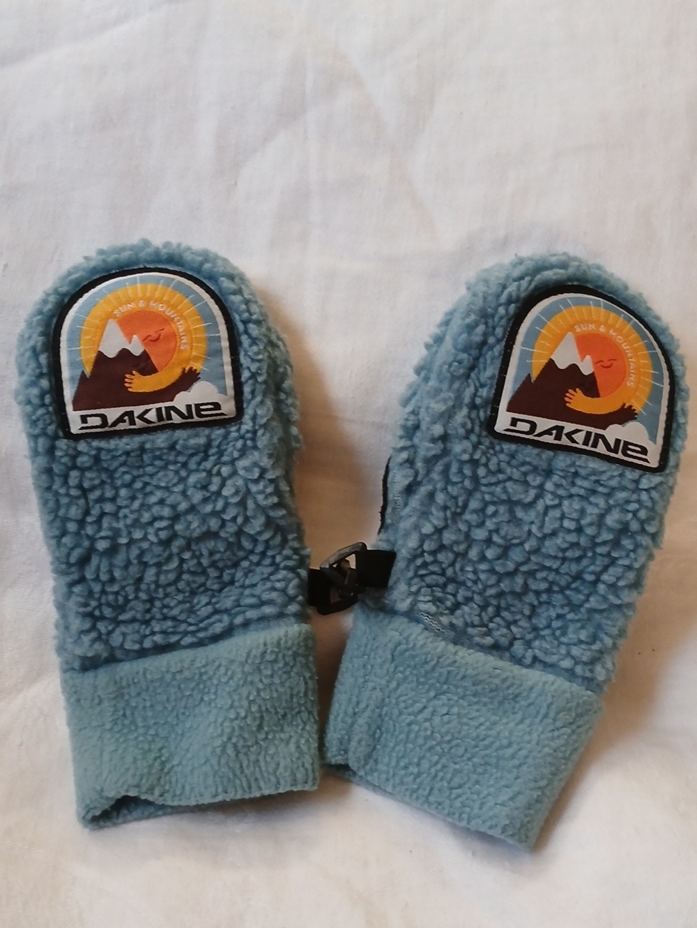 Dakine Dasher Fleece Toddler Mittens Blue Size Large 3-4 Years
